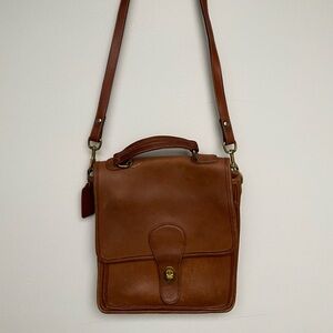 Coach Tan Leather Satchel
